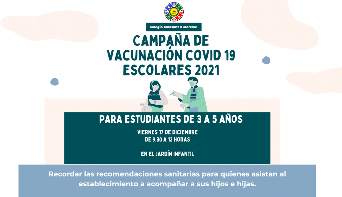 Vacunación Covid Diciembre 2021 - Colegio Calasanz Kurarewe